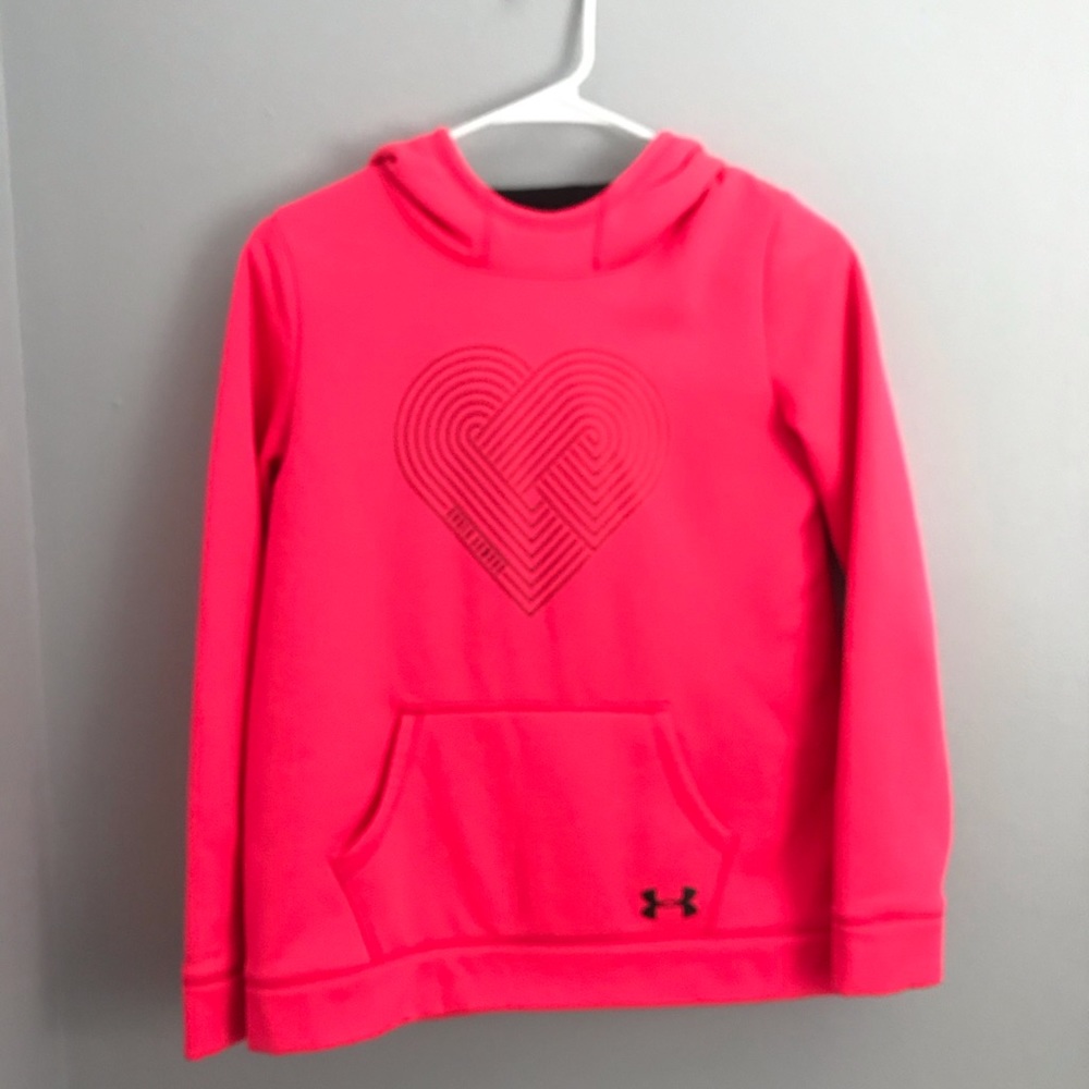 Youth XL hot pink Under Armour hoodie